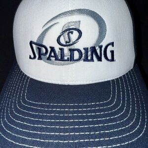 Spalding White and Blue Cap flex cap s/m